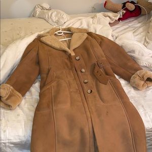 Sheepskin Shearling Down Coat